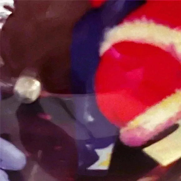 VTG Ball Decoupage Santa Light Up Ornament Christmas Holiday Hanging Rare Fun - Picture 10 of 15